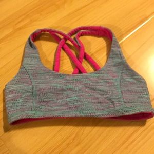 Reversible ivivva sports bra